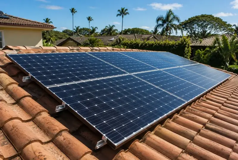 Installation de panneaux solaires à Laboutarie